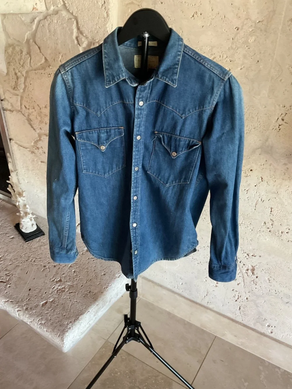 Vintage Ralph Lauren Western Wear- Denim Jacket Size 12 - Picture 3 of 4